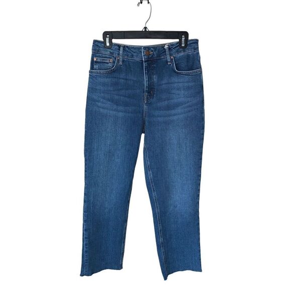 Boden Denim Straight Leg High Rise Jeans in color Indigo - Picture 3 of 12